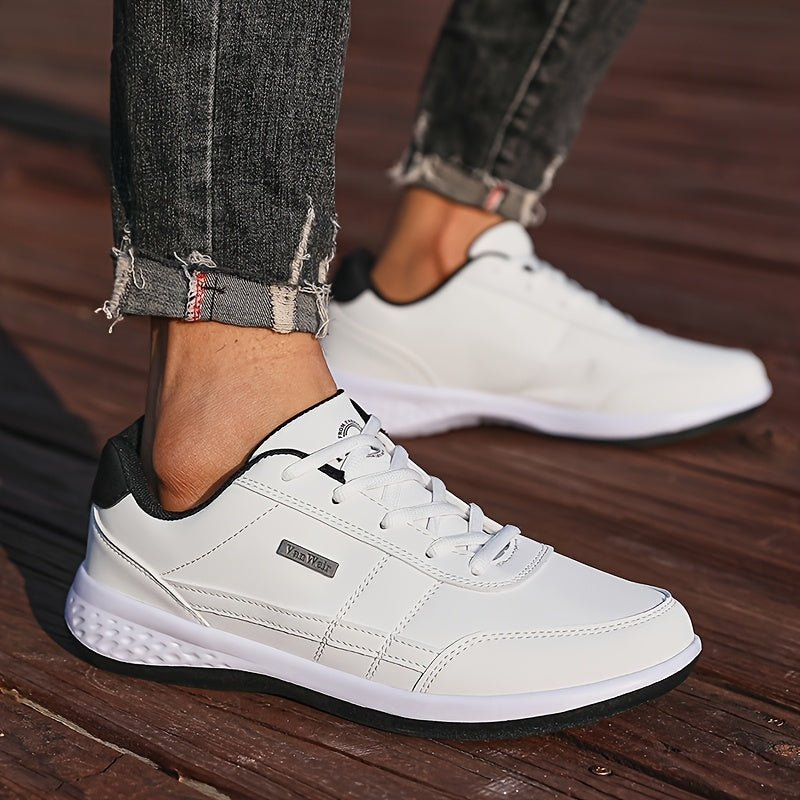 [VanWeir Comfortable Grip Sneakers] VanWeir Plus Size Mens Casual Comfortable Grip Running Sneakers - Durable Lace-Up Design - Ideal for Outdoor Sports & Daily Wear