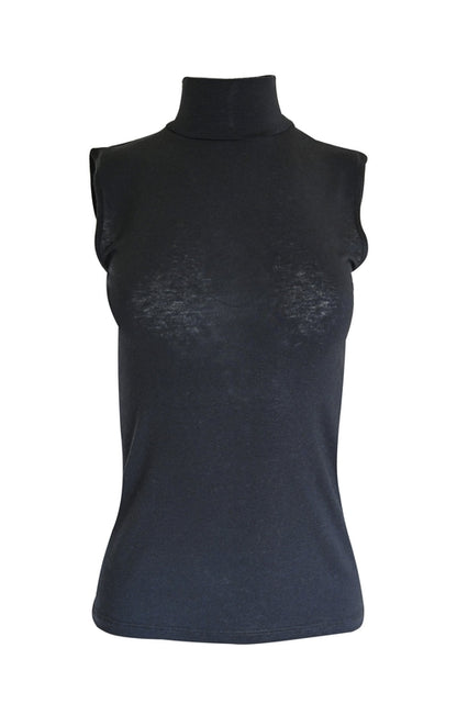 EGI Cashmere Blend Mock Neck Top