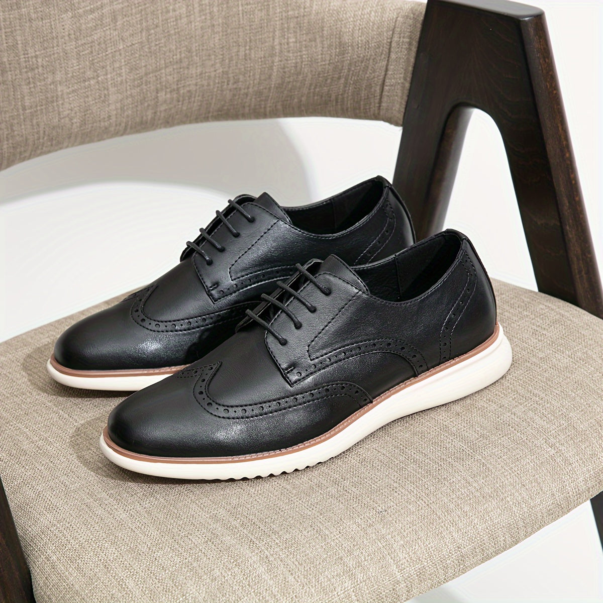 Mens Dress Shoes Oxfords Casual Retro Classic Comfortable Formal Derby Business Dress Shoes for Men