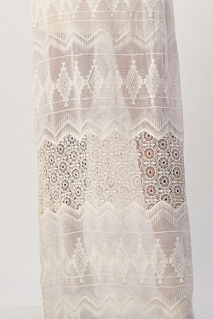 Embroidered Maxi Dress