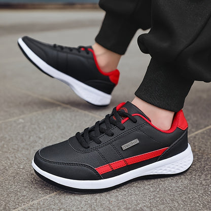 [VanWeir Comfortable Grip Sneakers] VanWeir Plus Size Mens Casual Comfortable Grip Running Sneakers - Durable Lace-Up Design - Ideal for Outdoor Sports & Daily Wear