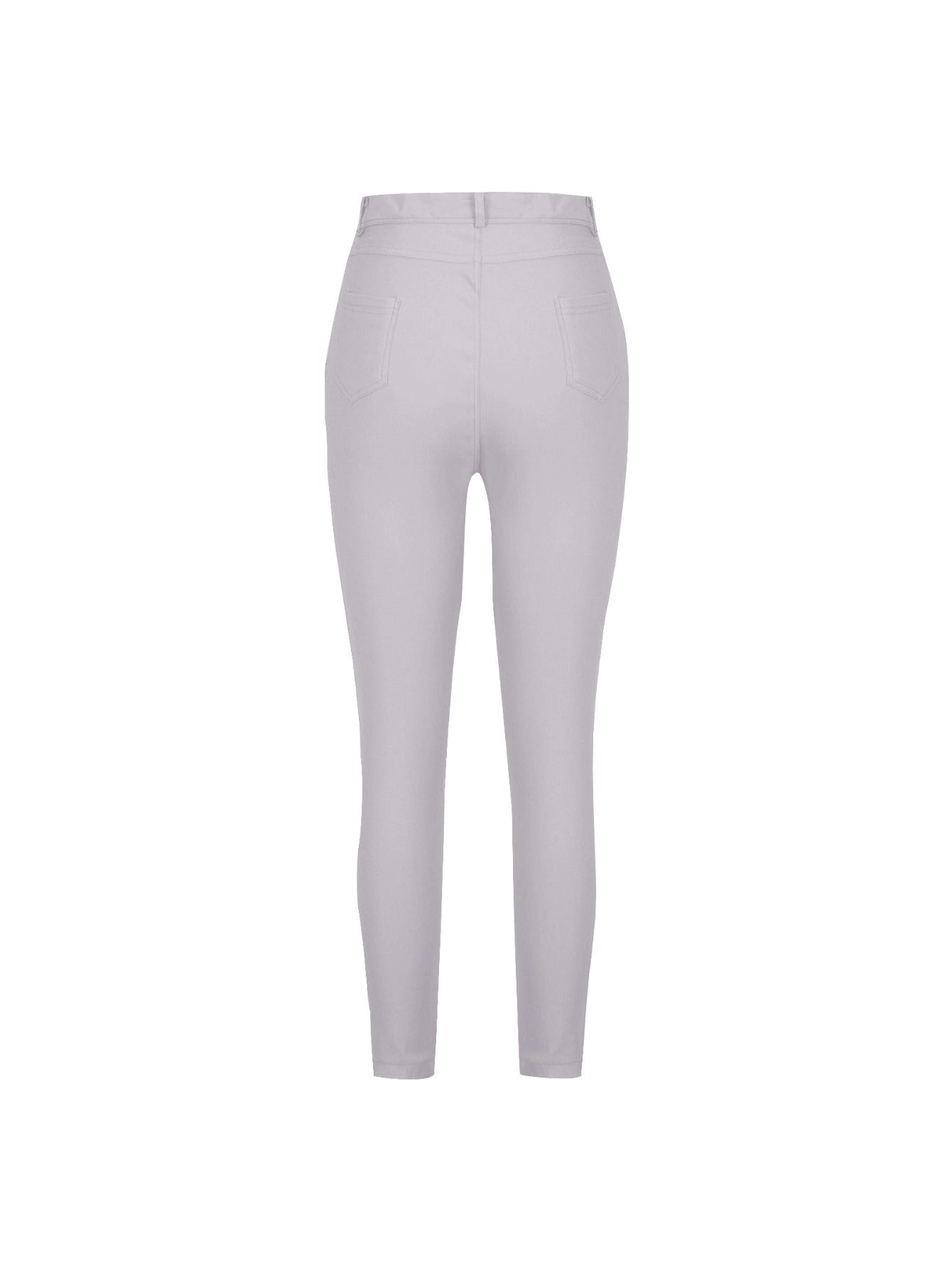 Slim-Fit Stretchy Jeans for Women, Solid Color, Flattering Long Pants, Available in Multiple Colors, European And American Style, Trendy And Versatile