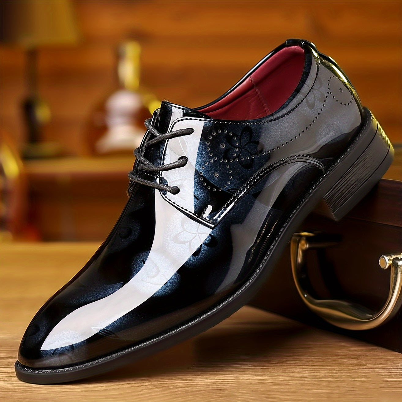 Classic Oxford Shoes - Lace Up, Assorted Colors, Smart Casual, Breathable, Comfortable, Outdoor Walking Shoes for Men