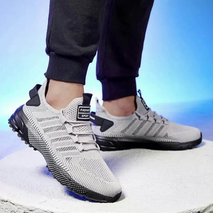 Athletic Footwear for Men, Stylish Casual Sports Shoes, Airy And Lightweight Trainers, Ideal for Outdoor Hiking, Travel, Gym Jogging, Walking, Tennis, Training, And Various Other Sports Activities