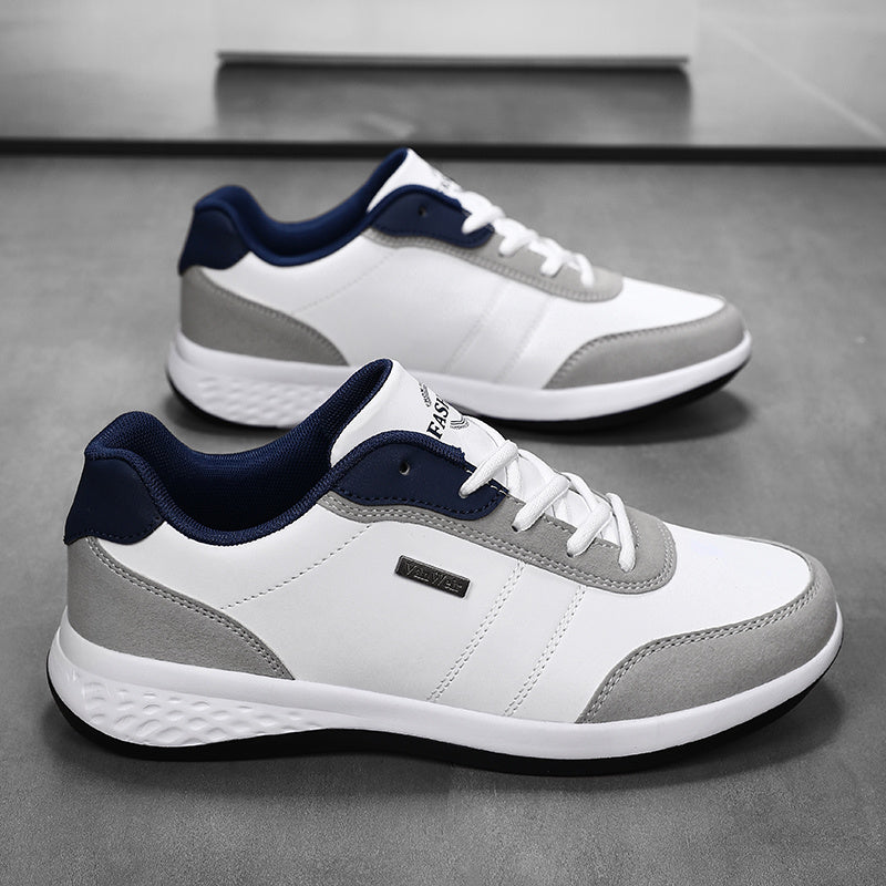 [VanWeir Comfortable Grip Sneakers] VanWeir Plus Size Mens Casual Comfortable Grip Running Sneakers - Durable Lace-Up Design - Ideal for Outdoor Sports & Daily Wear