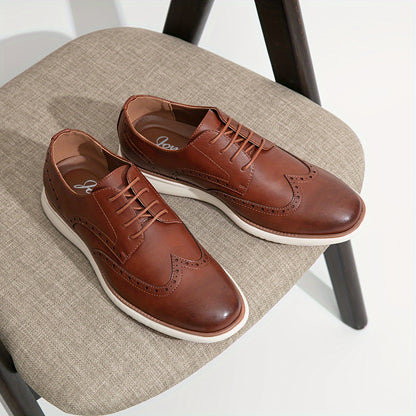 Mens Dress Shoes Oxfords Casual Retro Classic Comfortable Formal Derby Business Dress Shoes for Men