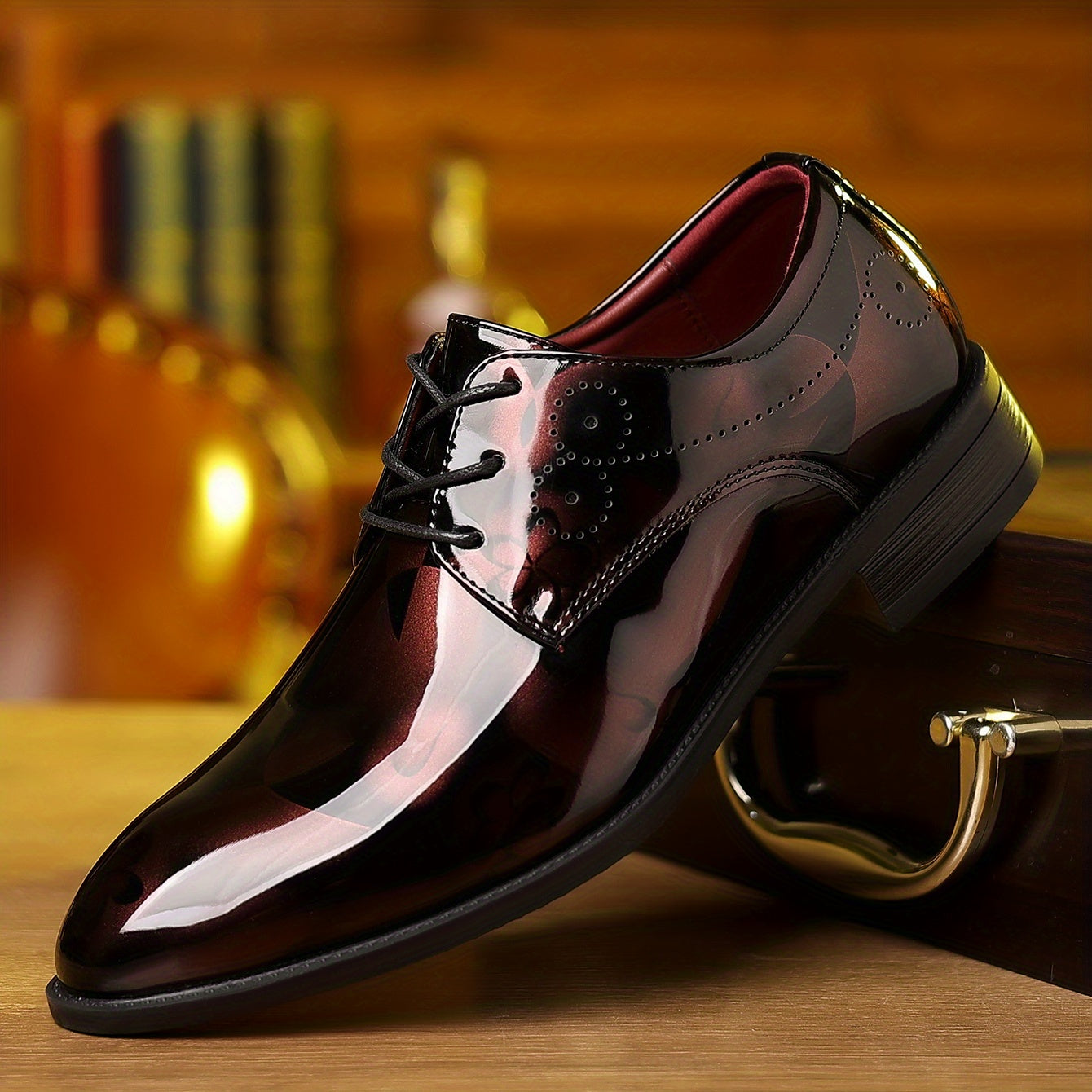 Classic Oxford Shoes - Lace Up, Assorted Colors, Smart Casual, Breathable, Comfortable, Outdoor Walking Shoes for Men