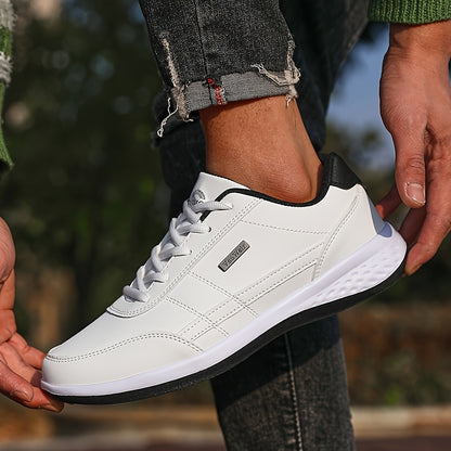 [VanWeir Comfortable Grip Sneakers] VanWeir Plus Size Mens Casual Comfortable Grip Running Sneakers - Durable Lace-Up Design - Ideal for Outdoor Sports & Daily Wear