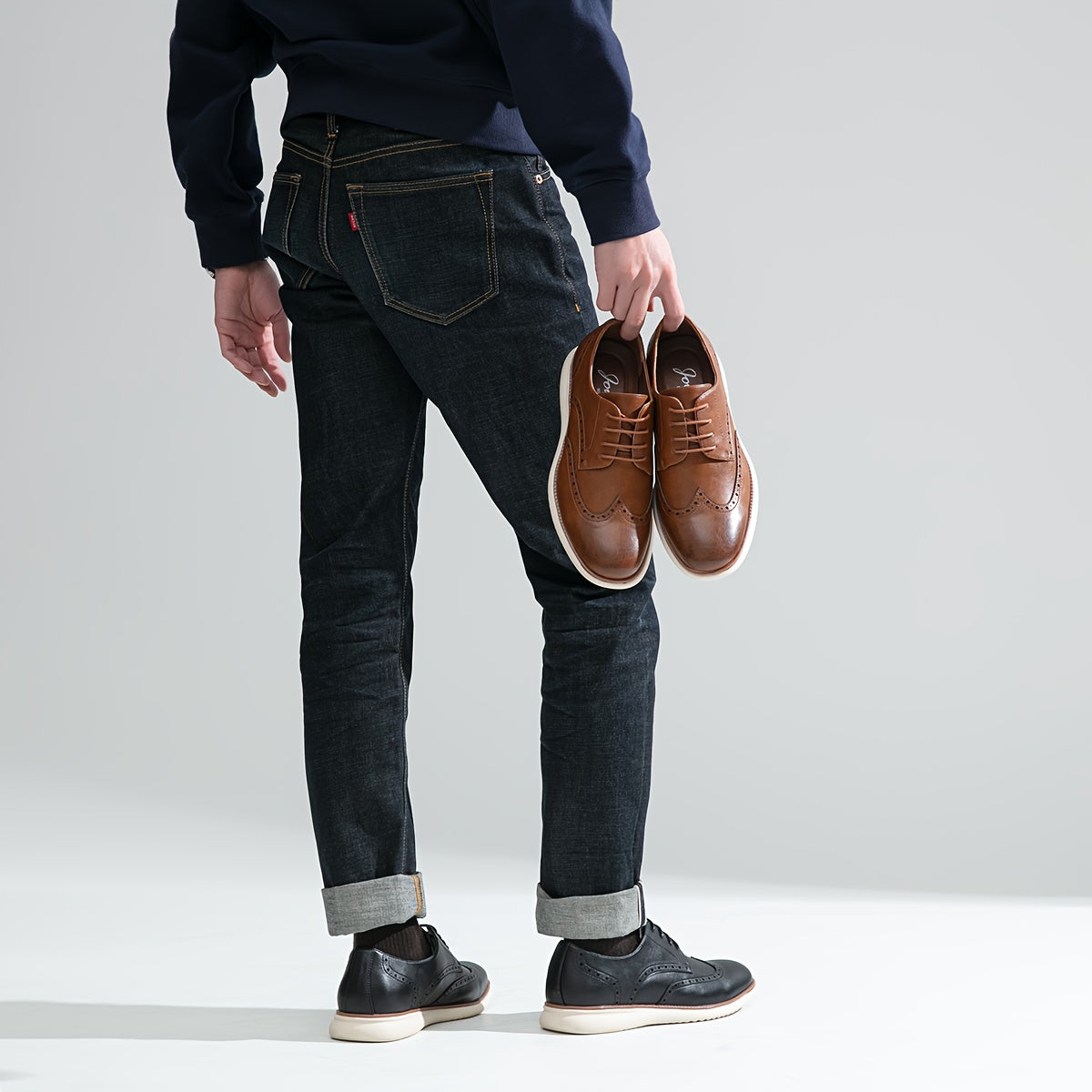 Mens Dress Shoes Oxfords Casual Retro Classic Comfortable Formal Derby Business Dress Shoes for Men