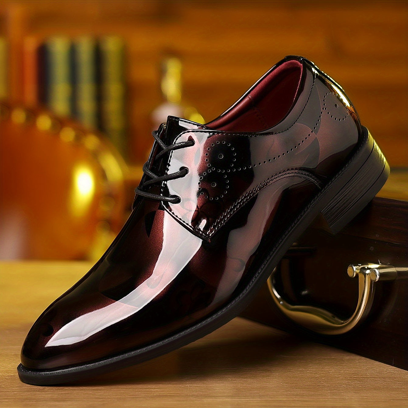 Classic Oxford Shoes - Lace Up, Assorted Colors, Smart Casual, Breathable, Comfortable, Outdoor Walking Shoes for Men