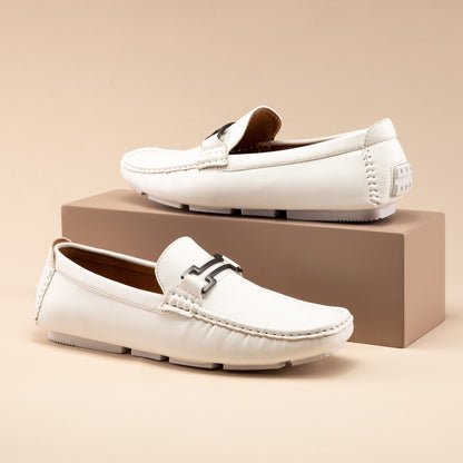 Men's moccasins Penny loafers solid color, breathable and wear-resistant slip-on formal shoes for business occasions, daily office shoes for men