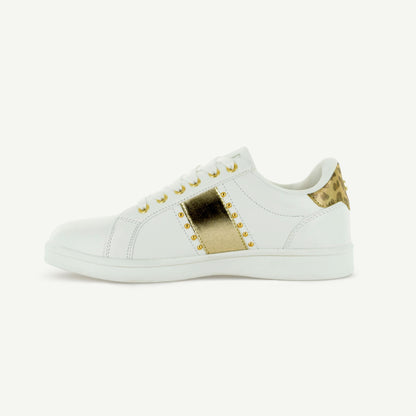 ECLAIR: COURT SHOE - WHITE