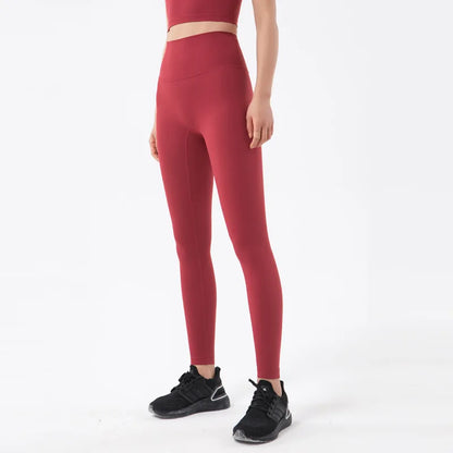 TRY TO BN Gym Leggings Yoga Pants Women Sports Fitness Naked Feeling High Waist Elastic Workout Push Up Leggings Tights Women