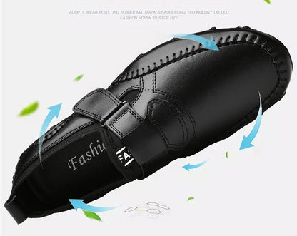 Men Casual Shoes Genuine Leather Men's Loafers Luxury Brand Fashion Breathable Flat Driving Shoes Slip on Comfortable Moccasins