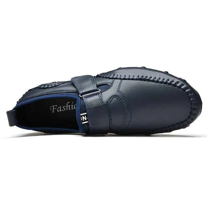 Men Casual Shoes Genuine Leather Men's Loafers Luxury Brand Fashion Breathable Flat Driving Shoes Slip on Comfortable Moccasins