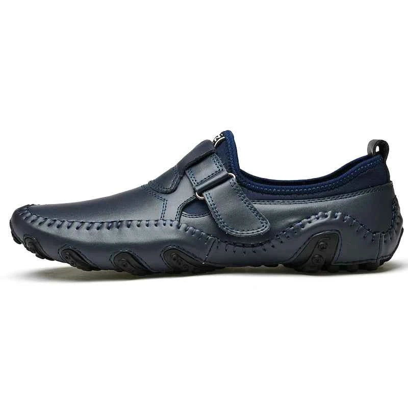 Men Casual Shoes Genuine Leather Men's Loafers Luxury Brand Fashion Breathable Flat Driving Shoes Slip on Comfortable Moccasins
