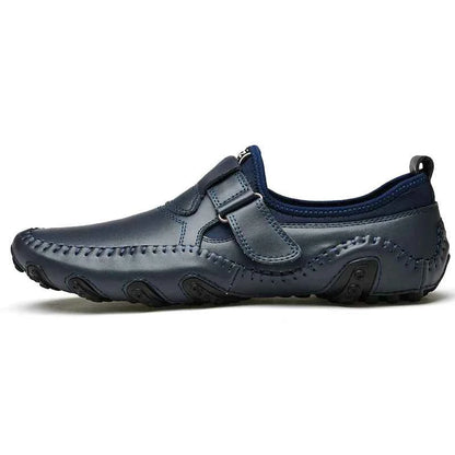 Men Casual Shoes Genuine Leather Men's Loafers Luxury Brand Fashion Breathable Flat Driving Shoes Slip on Comfortable Moccasins