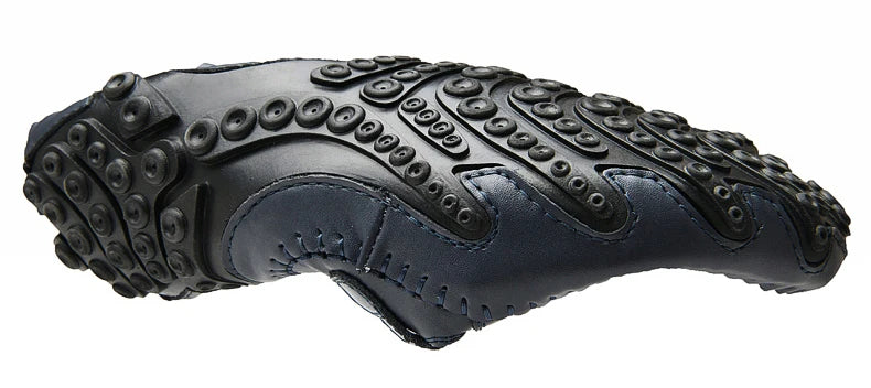 Men Casual Shoes Genuine Leather Men's Loafers Luxury Brand Fashion Breathable Flat Driving Shoes Slip on Comfortable Moccasins