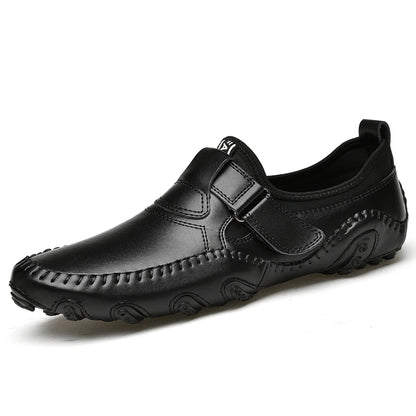Men Casual Shoes Genuine Leather Men's Loafers Luxury Brand Fashion Breathable Flat Driving Shoes Slip on Comfortable Moccasins
