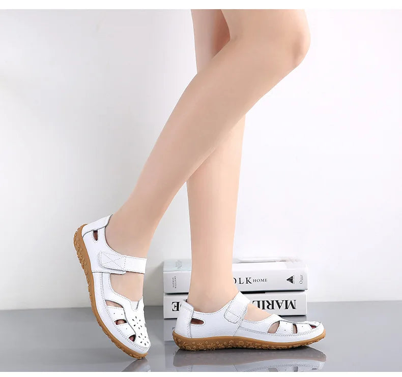 Women Sandals Casual Summer Ladies Closed Toe Beach Sandals Walking Women Flats Shoes Outdoor Comfort Female Fashion Sneakers