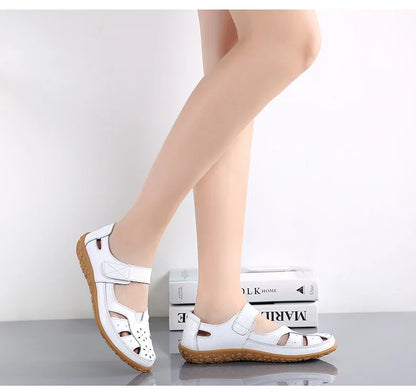 Women Sandals Casual Summer Ladies Closed Toe Beach Sandals Walking Women Flats Shoes Outdoor Comfort Female Fashion Sneakers