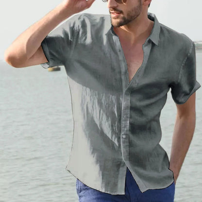 Short Sleeve Lapel Shirt