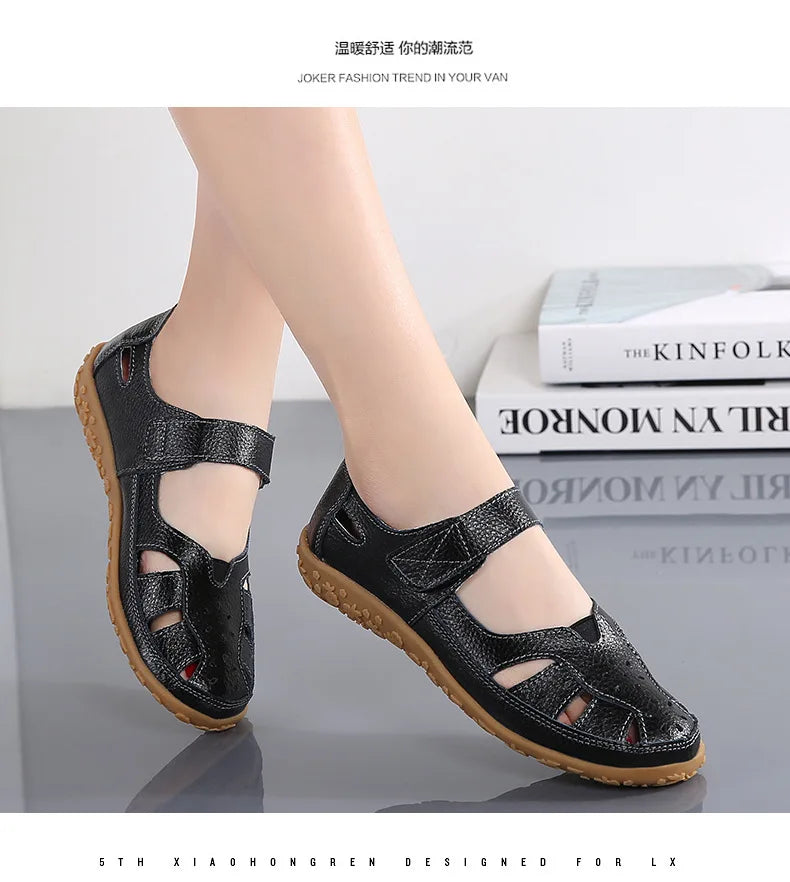 Women Sandals Casual Summer Ladies Closed Toe Beach Sandals Walking Women Flats Shoes Outdoor Comfort Female Fashion Sneakers