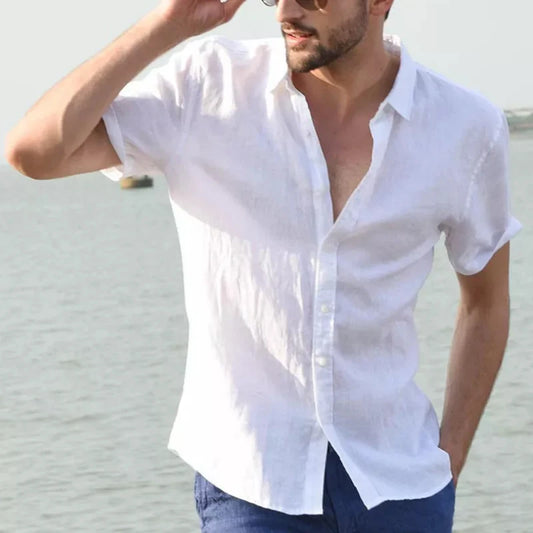 Short Sleeve Lapel Shirt