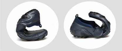 Men Casual Shoes Genuine Leather Men's Loafers Luxury Brand Fashion Breathable Flat Driving Shoes Slip on Comfortable Moccasins