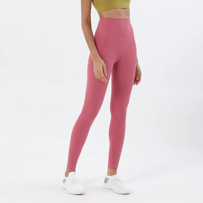 TRY TO BN Gym Leggings Yoga Pants Women Sports Fitness Naked Feeling High Waist Elastic Workout Push Up Leggings Tights Women