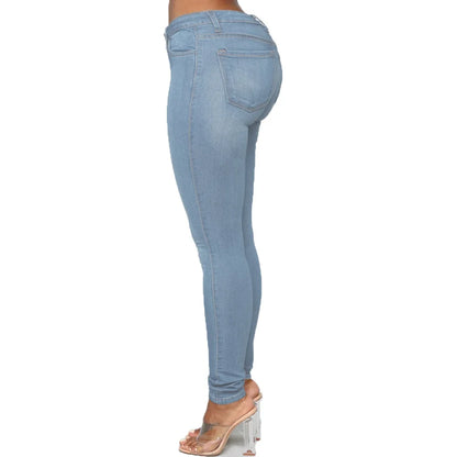 2026 New 7 Color Women's High Waist Skinny Jeans Fashion Slim Elastic Denim Pencil Pants Casual Trousers S-2XL