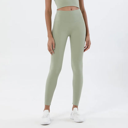 TRY TO BN Gym Leggings Yoga Pants Women Sports Fitness Naked Feeling High Waist Elastic Workout Push Up Leggings Tights Women