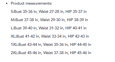 Size Guide