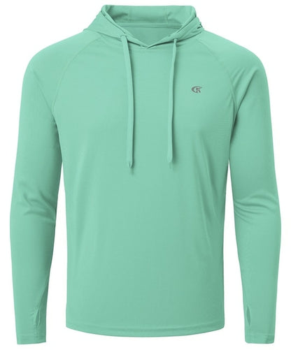 Men's Long Sleeve Rash Guard Hoodie