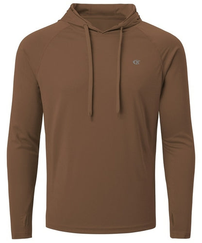 Men's Long Sleeve Rash Guard Hoodie
