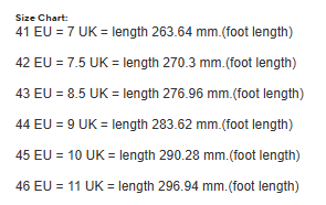 Size Guide