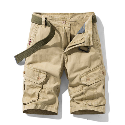 Foreign trade shorts men's summer straight shorts men's loose plus size casual pants outdoor sports tooling shorts men