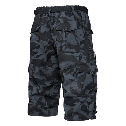 Summer Thin Men's Five-point Pants Loose Straight All-match Seven-point Trendy Brand Thin Casual Workwear Shorts for Men