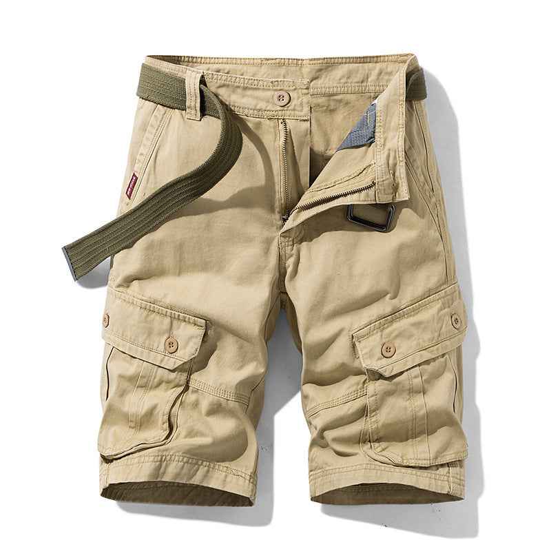 Foreign trade shorts men's summer straight shorts men's loose plus size casual pants outdoor sports tooling shorts men