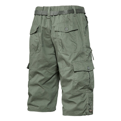 Summer Thin Men's Five-point Pants Loose Straight All-match Seven-point Trendy Brand Thin Casual Workwear Shorts for Men