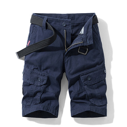 Foreign trade shorts men's summer straight shorts men's loose plus size casual pants outdoor sports tooling shorts men