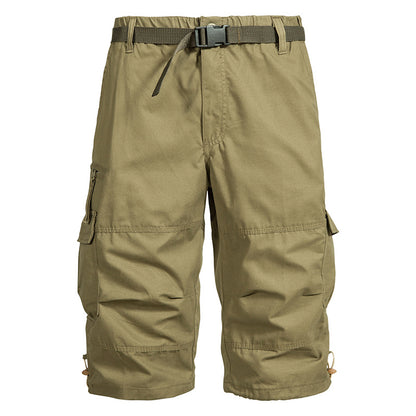 Summer Thin Men's Five-point Pants Loose Straight All-match Seven-point Trendy Brand Thin Casual Workwear Shorts for Men