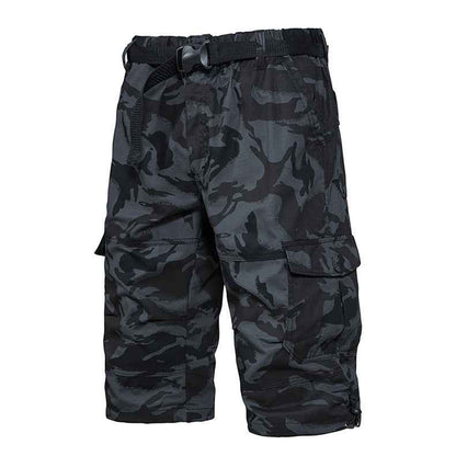 Summer Thin Men's Five-point Pants Loose Straight All-match Seven-point Trendy Brand Thin Casual Workwear Shorts for Men