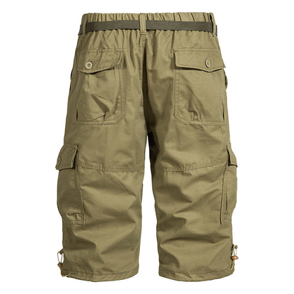 Summer Thin Men's Five-point Pants Loose Straight All-match Seven-point Trendy Brand Thin Casual Workwear Shorts for Men