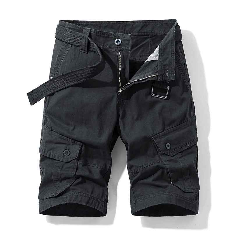 Foreign trade shorts men's summer straight shorts men's loose plus size casual pants outdoor sports tooling shorts men