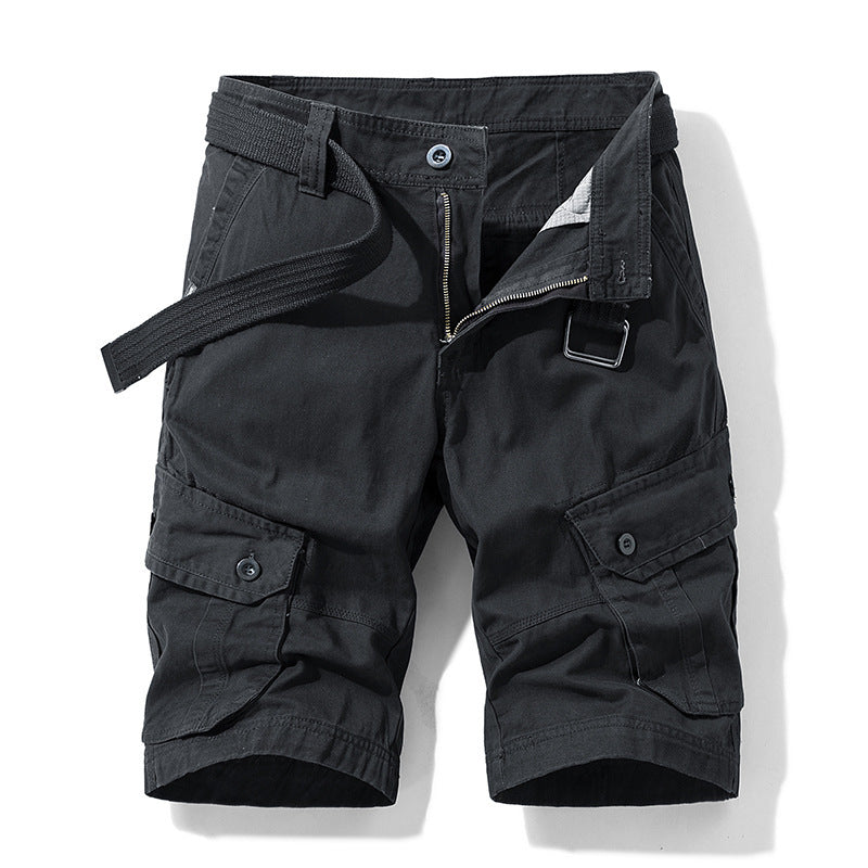 Foreign trade shorts men's summer straight shorts men's loose plus size casual pants outdoor sports tooling shorts men
