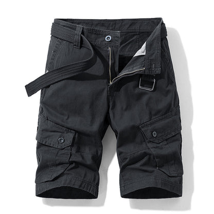 Foreign trade shorts men's summer straight shorts men's loose plus size casual pants outdoor sports tooling shorts men