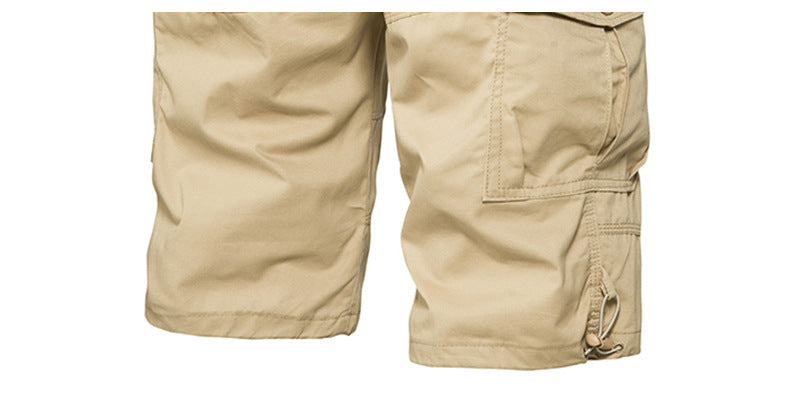 Summer Thin Men's Five-point Pants Loose Straight All-match Seven-point Trendy Brand Thin Casual Workwear Shorts for Men