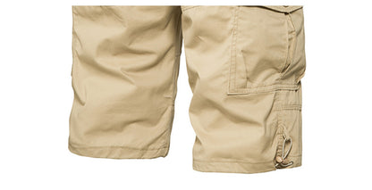 Summer Thin Men's Five-point Pants Loose Straight All-match Seven-point Trendy Brand Thin Casual Workwear Shorts for Men