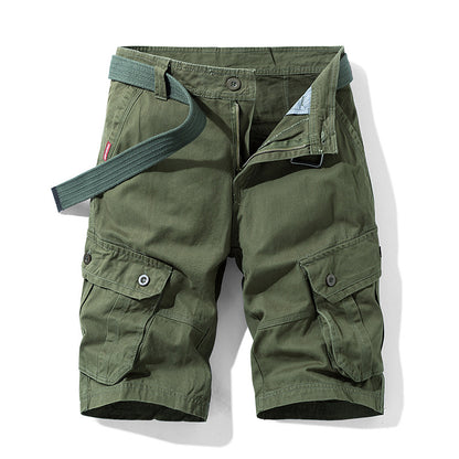 Foreign trade shorts men's summer straight shorts men's loose plus size casual pants outdoor sports tooling shorts men